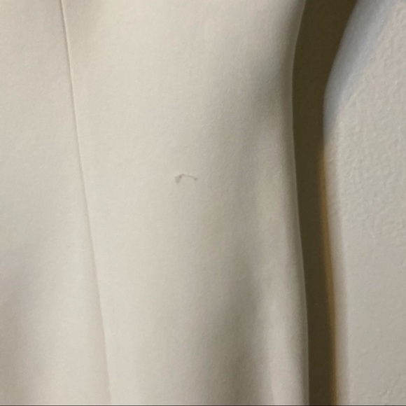 Elie Tahari White Mockneck Midi Swing Dress 10 - Picture 6 of 6